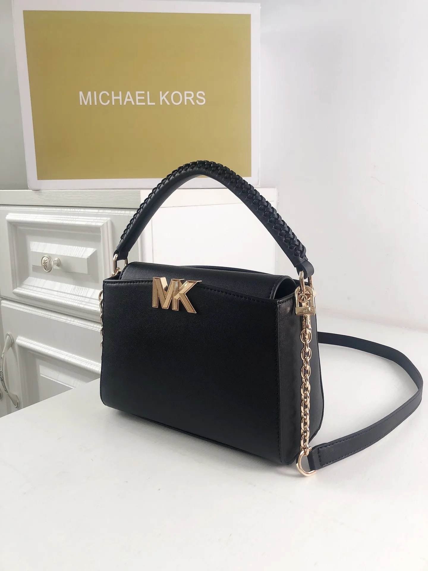 All Categories Official Website "Brand Women's Bags" Women's Bags 💙 MK 2023 New MK Genuine Leather Crossbody Bag